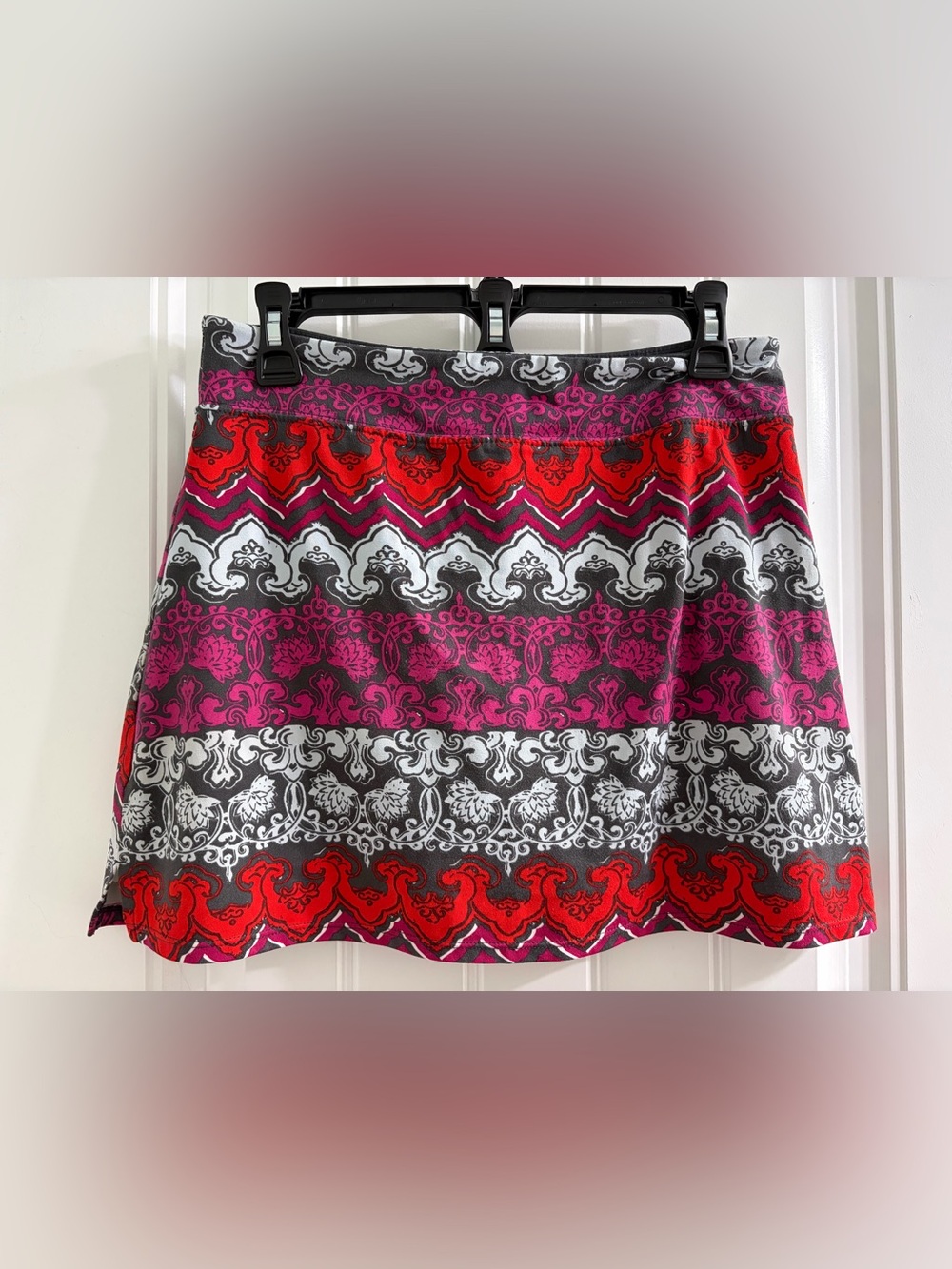 Tranquility Colorado Clothing Multicolored Patterned Skater Skirt S Tenniscore
